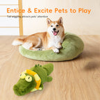 Vibrating plush toy-crocodile