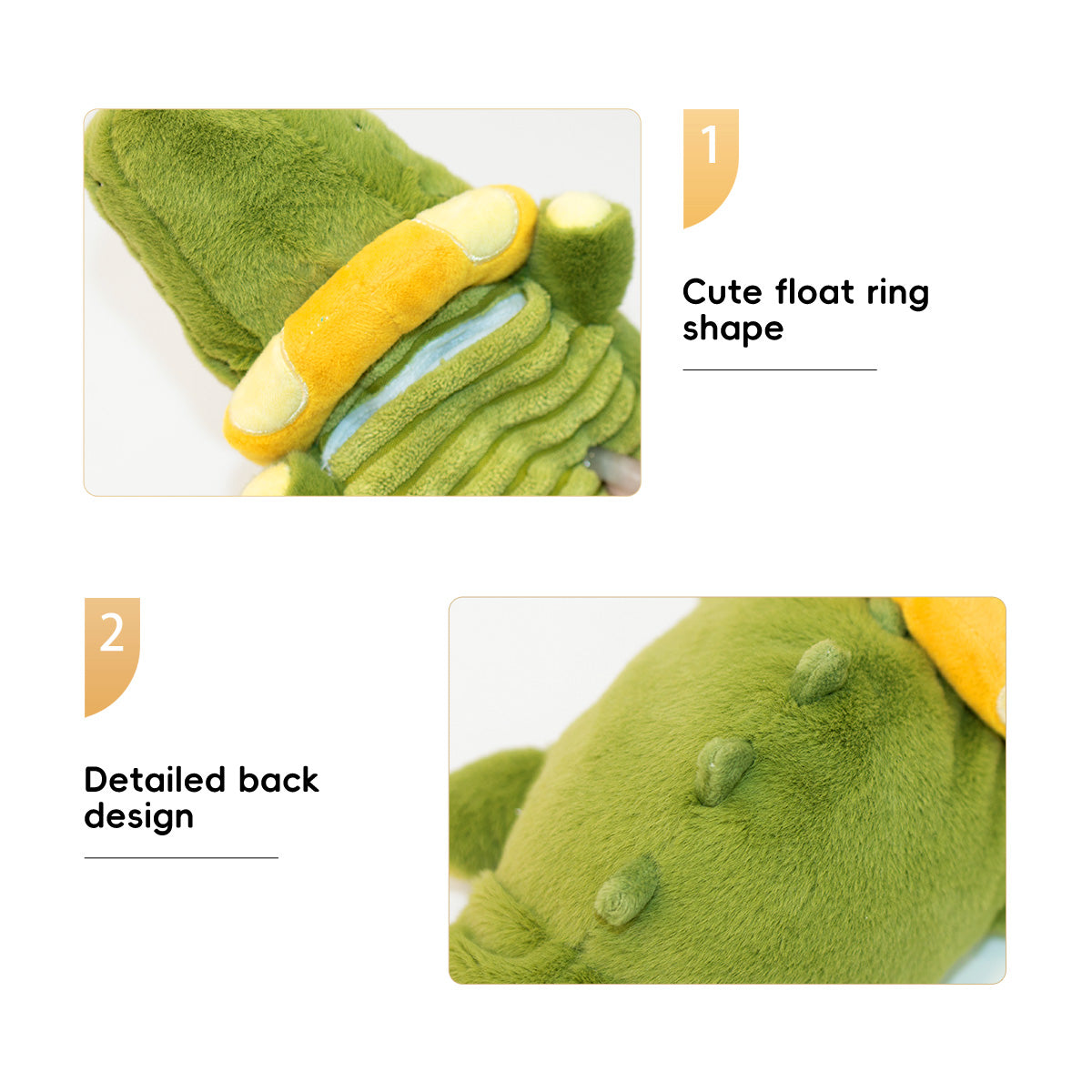 Vibrating plush toy-crocodile