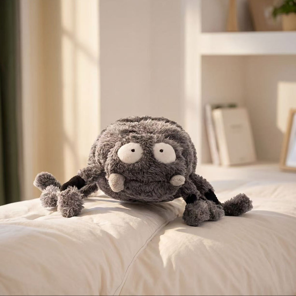 Vibrating plush toy-spider