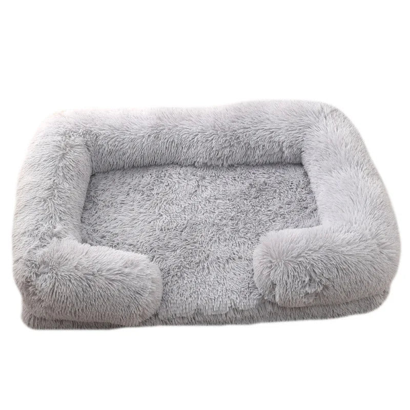 Dog Bed Washable Premium Fabric Comfy Ultra Soft Highly Quality Fashionable Rectangle Dog Bed Pet Sofa Bed