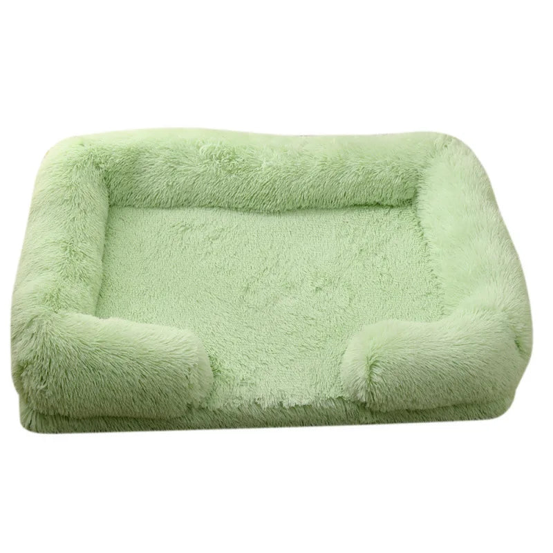 Dog Bed Washable Premium Fabric Comfy Ultra Soft Highly Quality Fashionable Rectangle Dog Bed Pet Sofa Bed