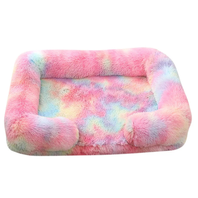 Dog Bed Washable Premium Fabric Comfy Ultra Soft Highly Quality Fashionable Rectangle Dog Bed Pet Sofa Bed
