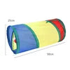 Foldable Three-Tube Cat Tunnel Toy: A minimalist design made from durable polyester fabric, specially crafted for pets and cats
