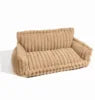 New for Hot-Selling Striped Velvet Rectangular Pet Dog & Cat House Four Seasons Warm Plush Pet Bed