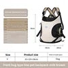 Cat Dog Pet Carrier Backpack Double Shoulder Portable Tote Breathable for Outdoor Cycling Biking Outing Hiking Large Size