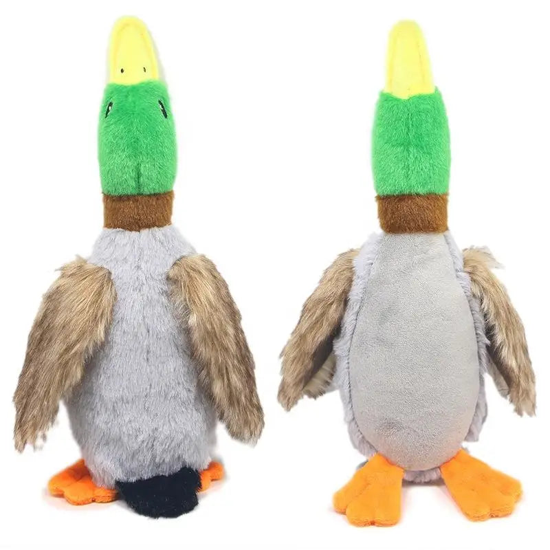 Pet Playing Funny Dogs Chewing Plush Pet Toys Accessories Simulation Wild Duck Interactive Dog Toy for Pet Dog Squeaky Toy