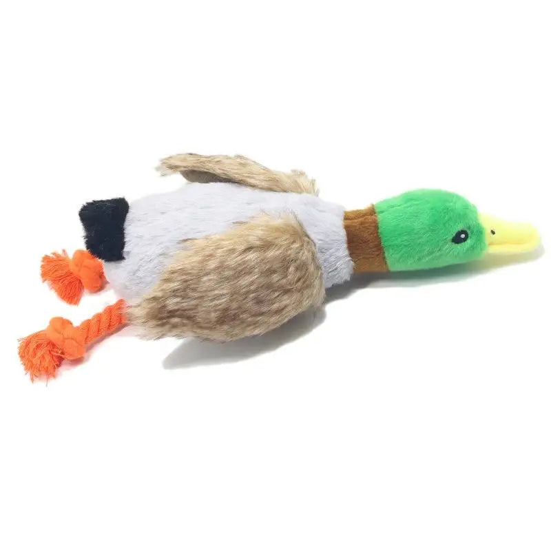 Pet Playing Funny Dogs Chewing Plush Pet Toys Accessories Simulation Wild Duck Interactive Dog Toy for Pet Dog Squeaky Toy
