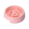 Portable 500ML 1000ML 1600ML Dog & Cat Slow Food Feeder Bowl Choke-proof Non-slip Eco-Friendly Plastic Easy Clean Pet Supplies
