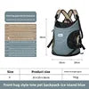Cat Dog Pet Carrier Backpack Double Shoulder Portable Tote Breathable for Outdoor Cycling Biking Outing Hiking Large Size