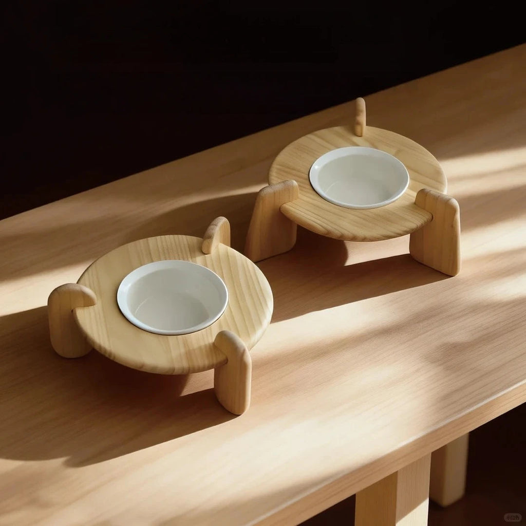Modern elevated pet bowl designed for contemporary homes