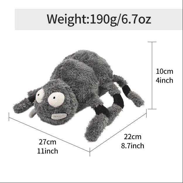 Vibrating plush toy-spider